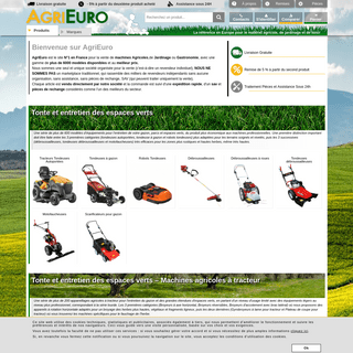 AgriEuro : machines agricoles, pour le jardin et la maison
