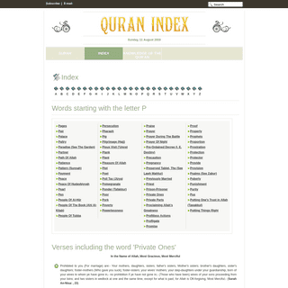 A complete backup of quranindex.net