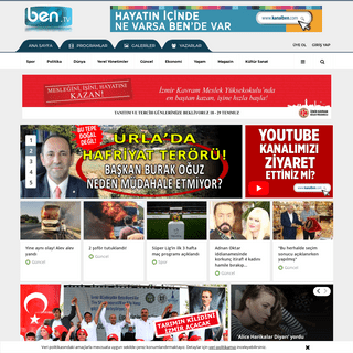Ben TV - Ege ve İzmir Haberleri, Güncel Haberler - Internet TV