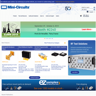 Mini Circuits - Global Leader of RF and Microwave Components