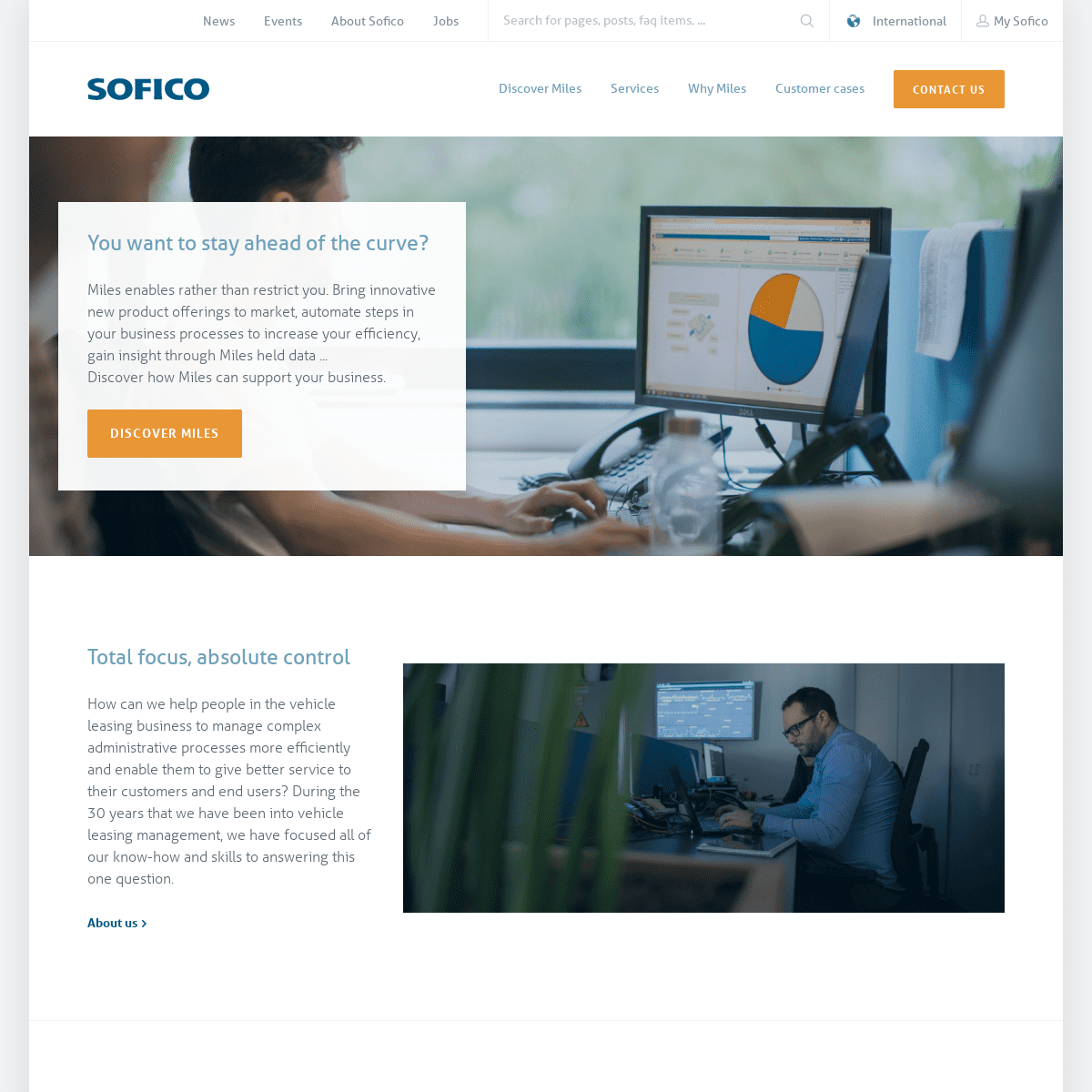 Software for automotive leasing, financing and mobility management - Sofico