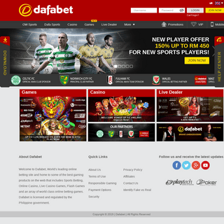 Dafabet is The Most Secure Online Betting Company in Asia