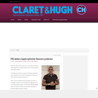 Claretandhugh | Top West Ham News 24/7