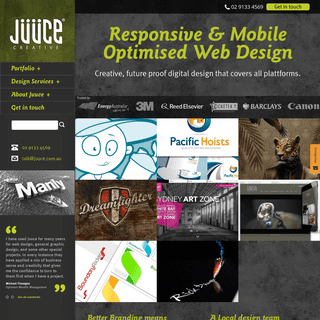 Juuce® Web Design and Graphic Design Agency Sydney