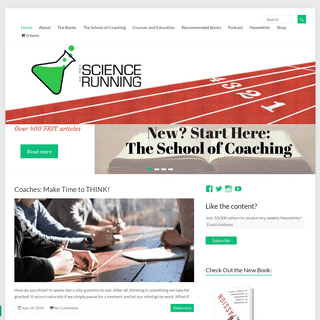 Science of Running – An in depth look at training, coaching, Sport Science, and anything else that relates to enhancing enduranc