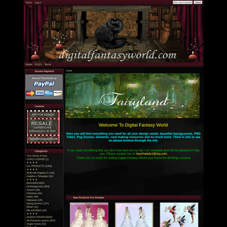 digitalfantasyworld.com, Your home for beautiful fantasy backgrounds, png tubes, and much more, everything you need for all your