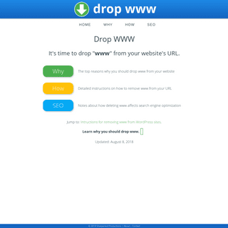 Drop WWW