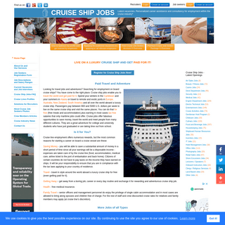 A complete backup of cruiseshipjob.com