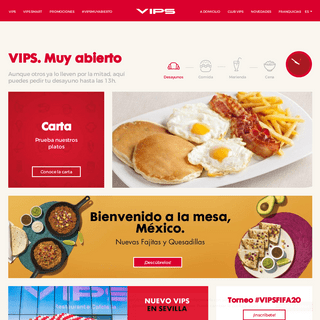 VIPS- hamburguesas, ensaladas, tortitas y mucho mÃ¡s - VIPS