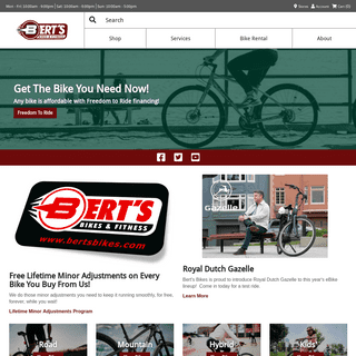 Bert's Bikes & Fitness | Western New York