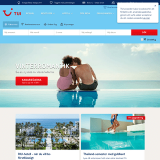 Boka din drömresa med TUI – flyg, hotell, kryssning & charter