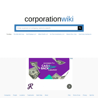 Corporation Wiki - Find Connections between People and Companies