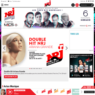 NRJ: Hit Music Only. Ecouter la radio en ligne, clips, actus, webradios... - NRJ.fr