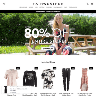 Dresses, Winter Jackets & Sweaters Canada - Fairweather