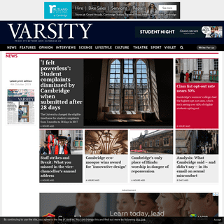 News and features from Cambridge’s independent student paper | Varsity