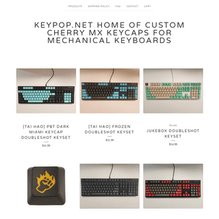 Home | KeyPop.net Home of Custom Cherry MX Keycaps for Mechanical Keyboards