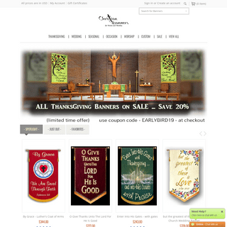 Church Banners from Christian Banners for Praise and Worship