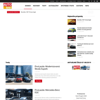 AUTOTEST.sk | Motoristický magazín - objektívne informácie