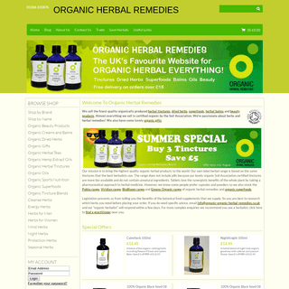 Organic Tinctures Dried Herbs Superfoods | Organic Herbal Remedies