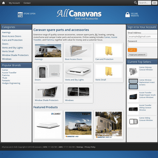 All Caravans | Caravan Spare Parts & Accessories
