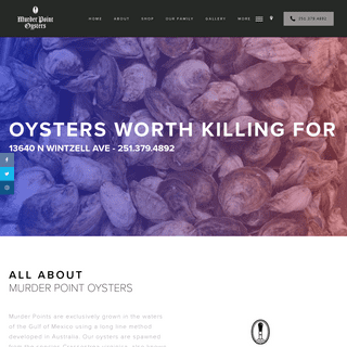 Home - Murder Point Oysters
