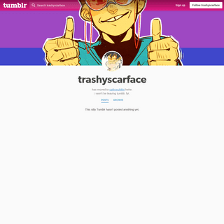 A complete backup of trashyscarface.tumblr.com