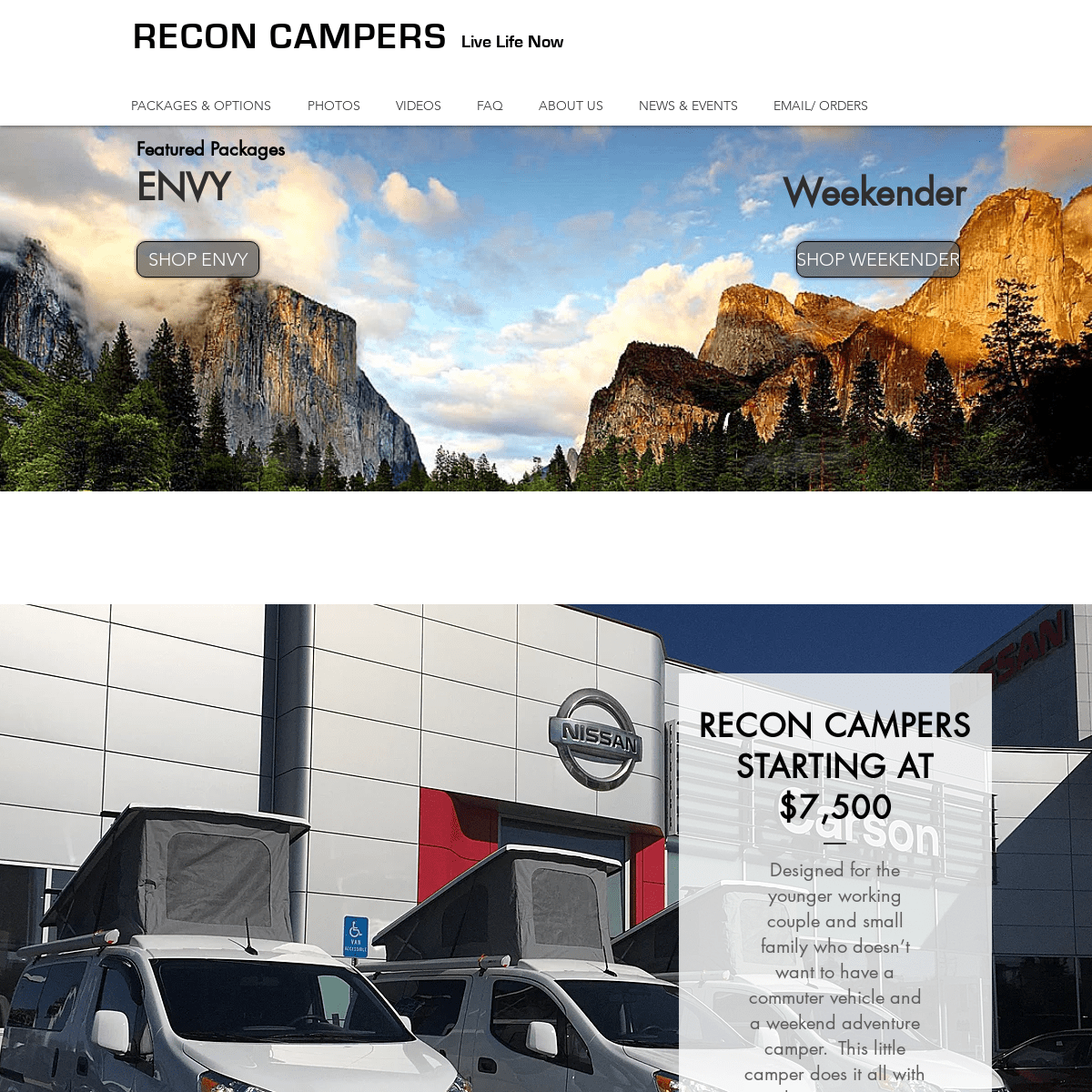 Recon Campers | The Future of Pop Top Camper Vans in the USA
