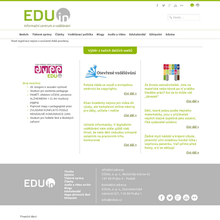 EDUin | Informační centrum o vzdělávání