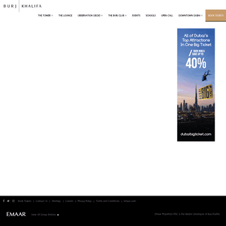 Buy Online & Book Now to Visit the Burj Khalifa | Burj Khalifa