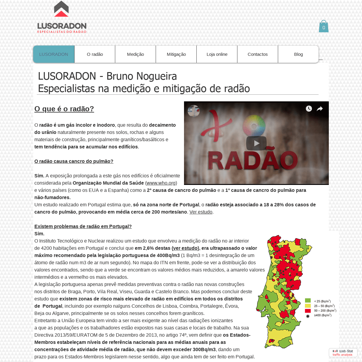 LUSORADON - especialistas na medição e mitigação do radão