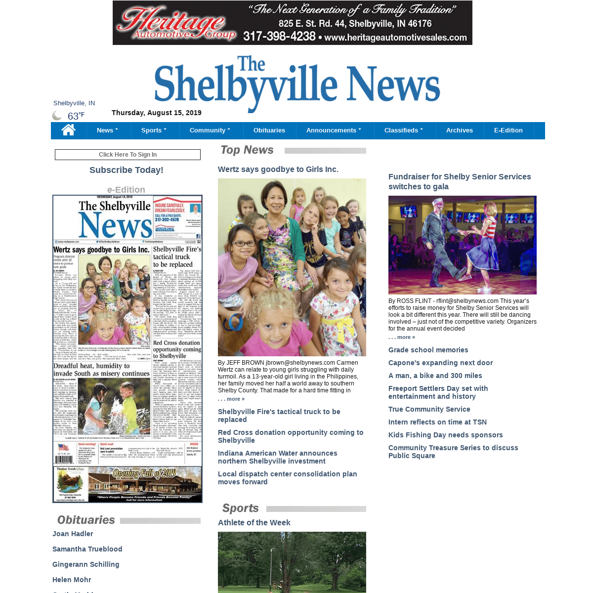 The Shelbyville News - shelbynews.com