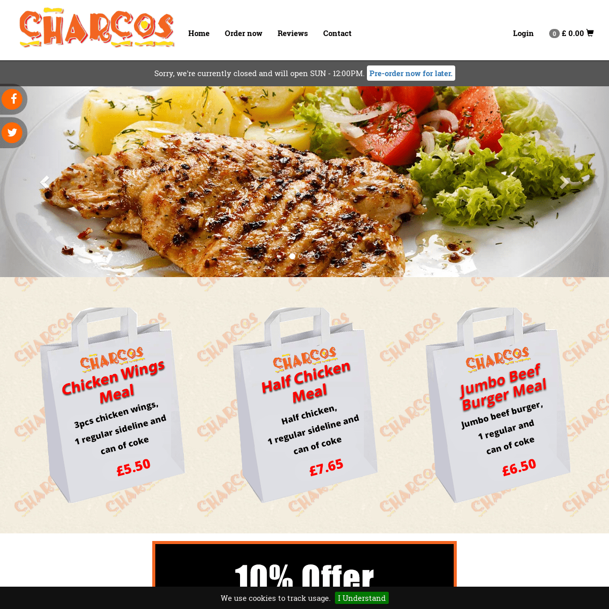 Charcos | Charcos (woodhouse) Ltd, Leeds, Yorkshire Takeaway Order  Online