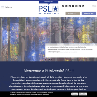 Université PSL | PSL