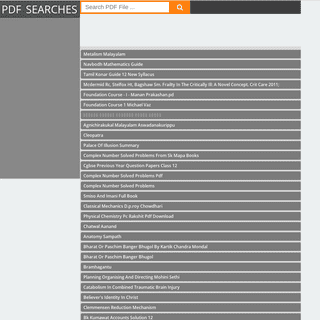 PDF Search Engine - Free download PDF files