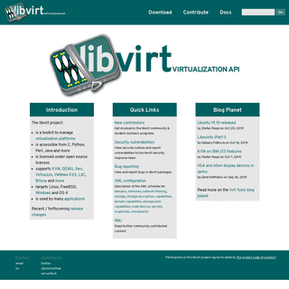A complete backup of libvirt.org