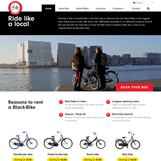 Bike rental Amsterdam (14 locations) - Black Bikes