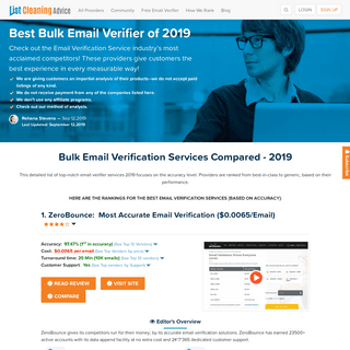 Bulk Email Verifier and List Cleaning Services | LCA