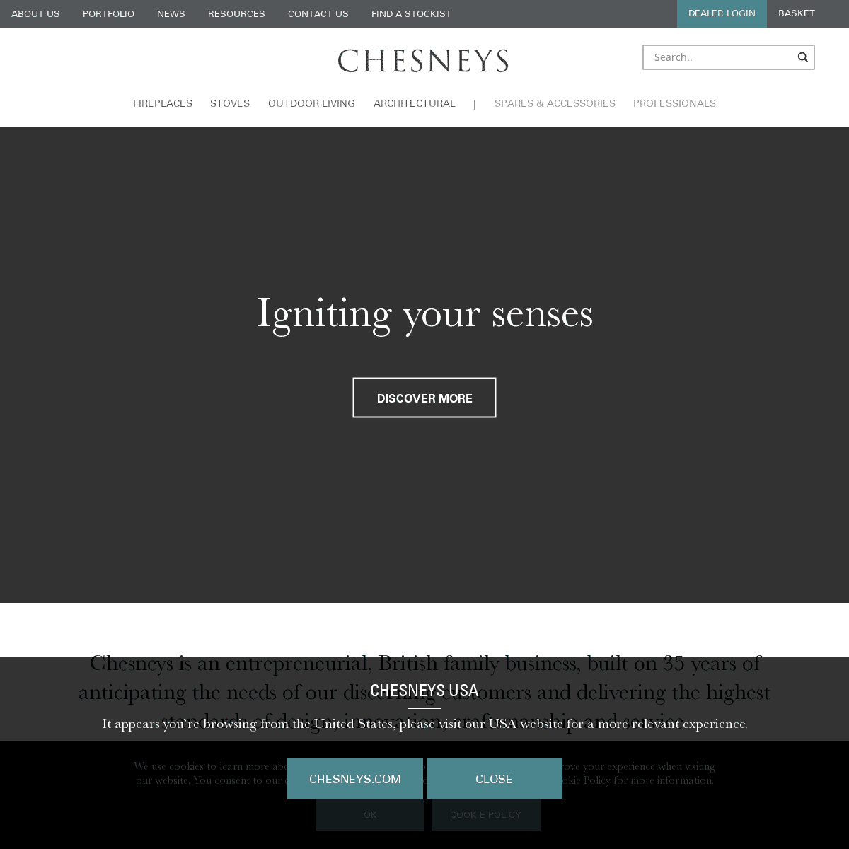 A complete backup of chesneys.co.uk