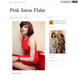 Pink Snow Flake
