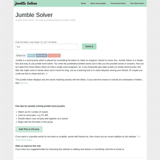 A complete backup of jumblesolver.me