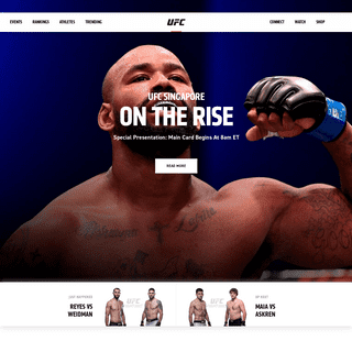 Homepage - UFC