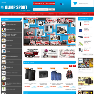 Sportski rekviziti, fitnes oprema - prodaja online | Olimp Sport