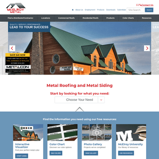 McElroy Metal - Leading Manufacturer of Metal Roofing and Metal Siding Panels