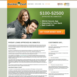 Payday Loans Approved In 2 Minutes - QuickerCash.com