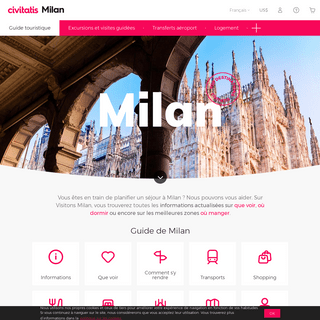 Milan - Guide de voyage et de tourisme - Visitons Milan