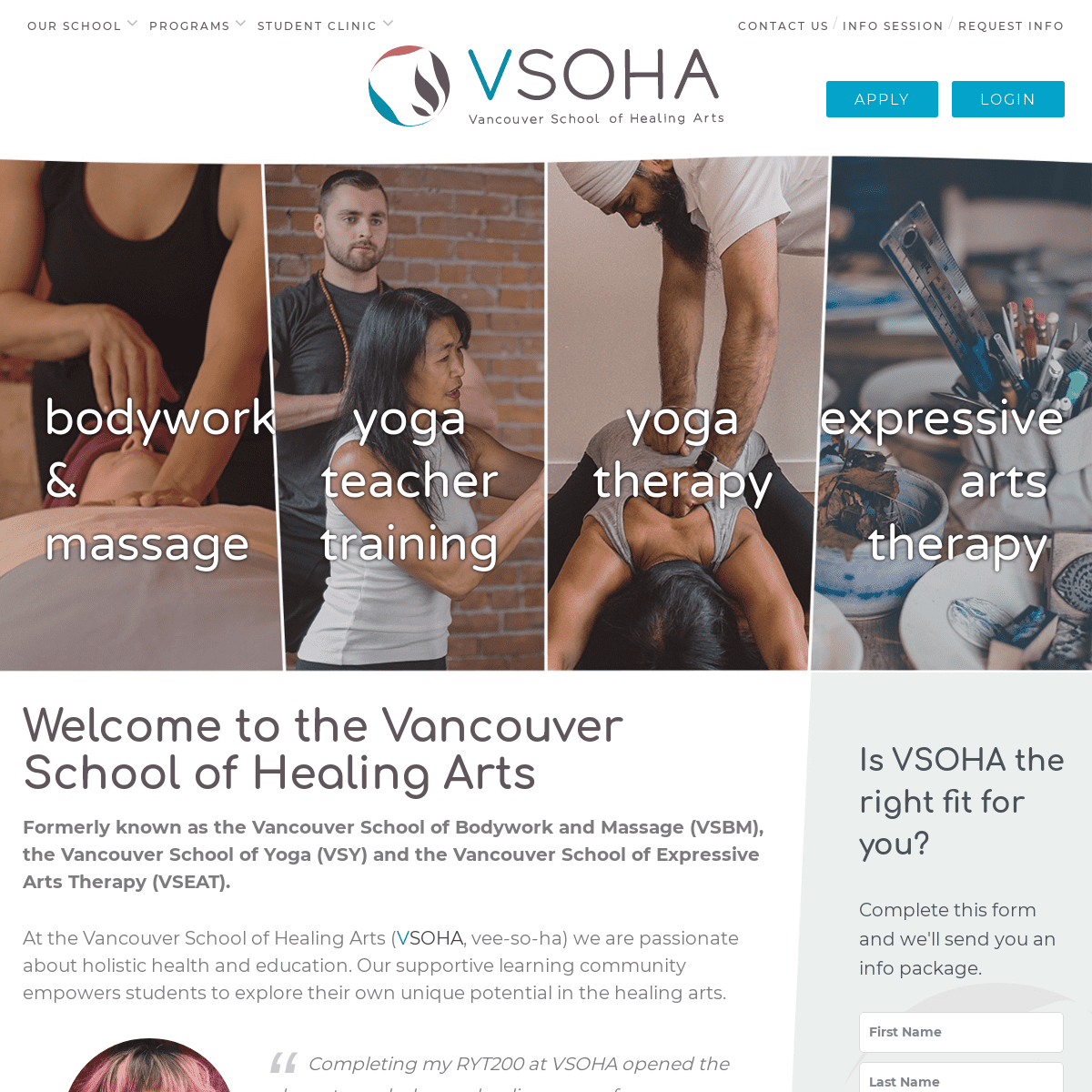 Vancouver School of Healing Arts | VSOHA