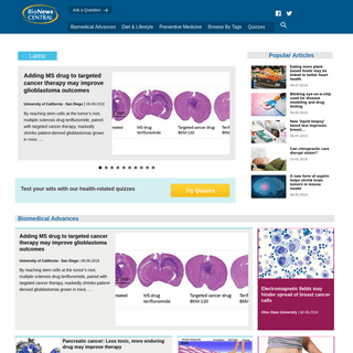 BioNews Central - Biomedical Research Advances and Health News