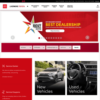 Livermore Toyota | New Toyota Dealership in Livermore, CA