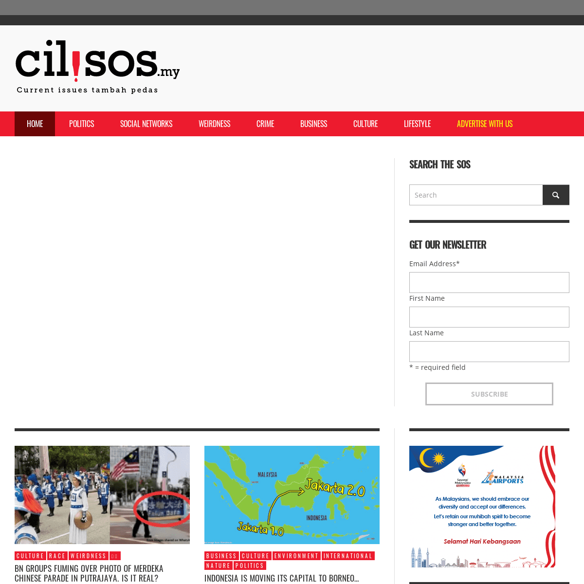 CILISOS - Current Issues Tambah Pedas!