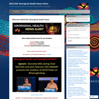 NACCHO Aboriginal Health News Alerts | The national authority in Aboriginal primary health care-Aboriginal health in Aboriginal 